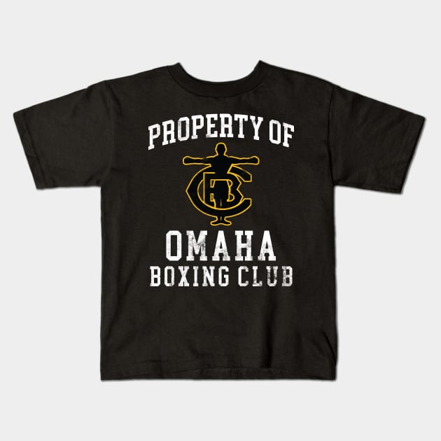 omaha nebraska (distressed) Kids T-Shirt by RichyTor